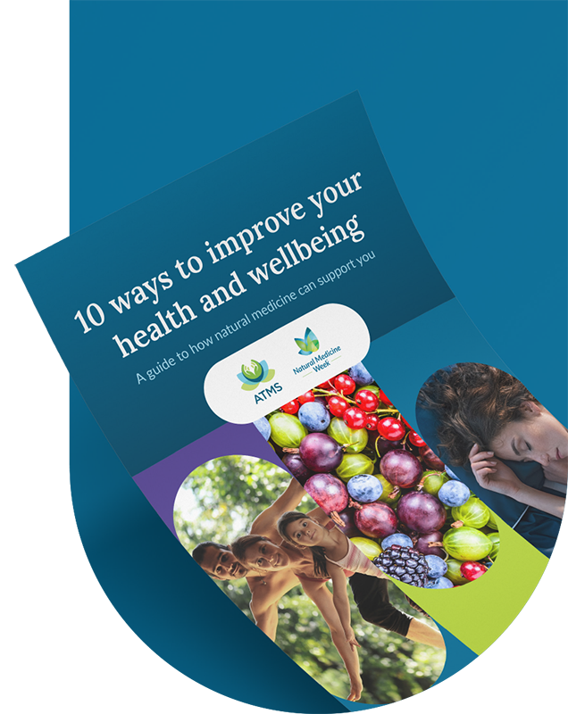 Front cover of the Natural Medicine Week top tips for health and wellbeing guide